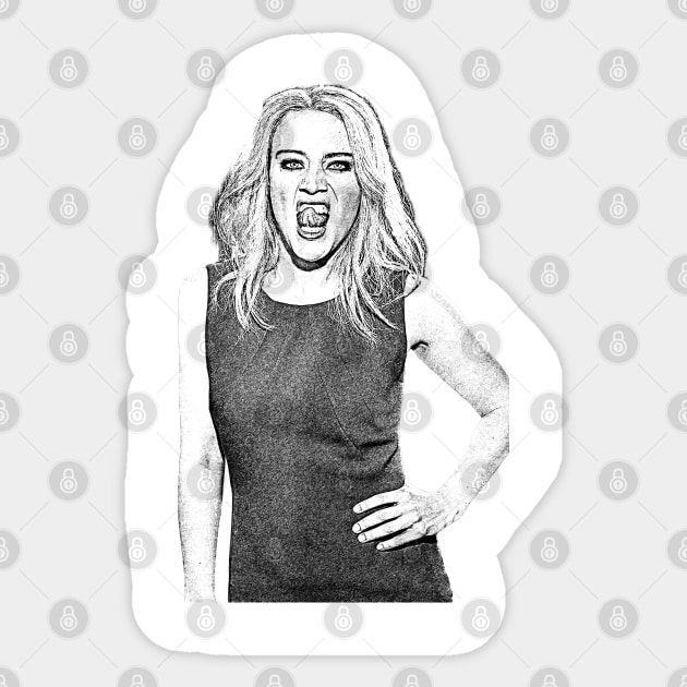 Kate Mckinnon ¥¥ 80's Retro Classic Fan Artwork Sticker by idontwannawait